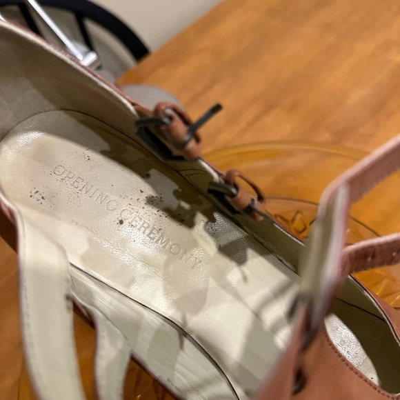 Opening Ceremony 8.5 ( Vero Cuoio) beautiful wedge platforms rare and excellent - Picture 9 of 10